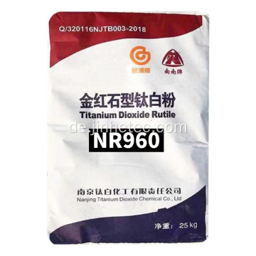 Nanjing Nannan Brand Titanium Dioxid NR930 NR950 NR960